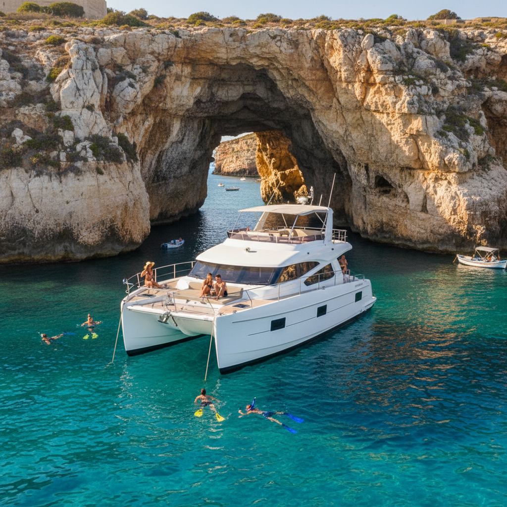 Castro & Salento Sea Caves: Puglia's Hidden Yacht Gem