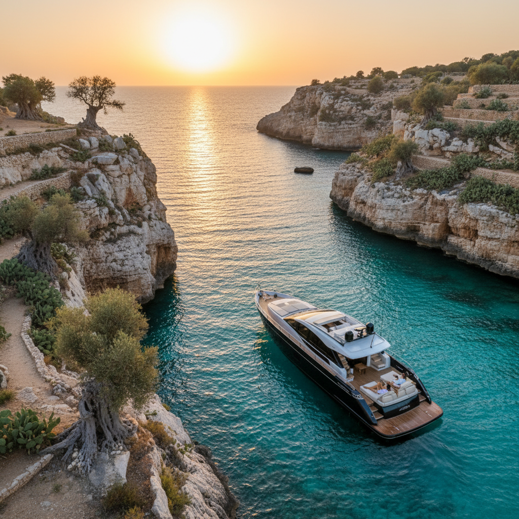 Costa Merlata Yacht Charter: Exploring Puglia's Jagged Coast