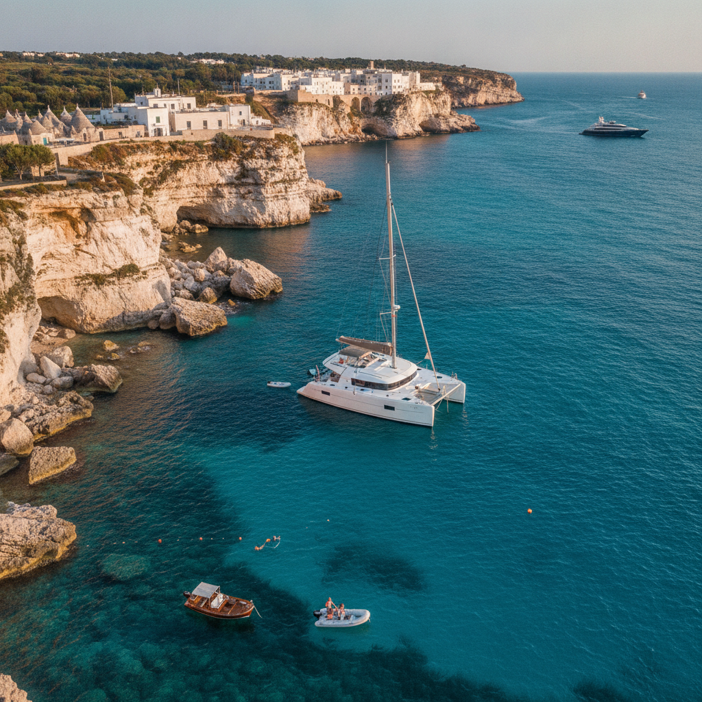 Private daily yacht charters in Puglia