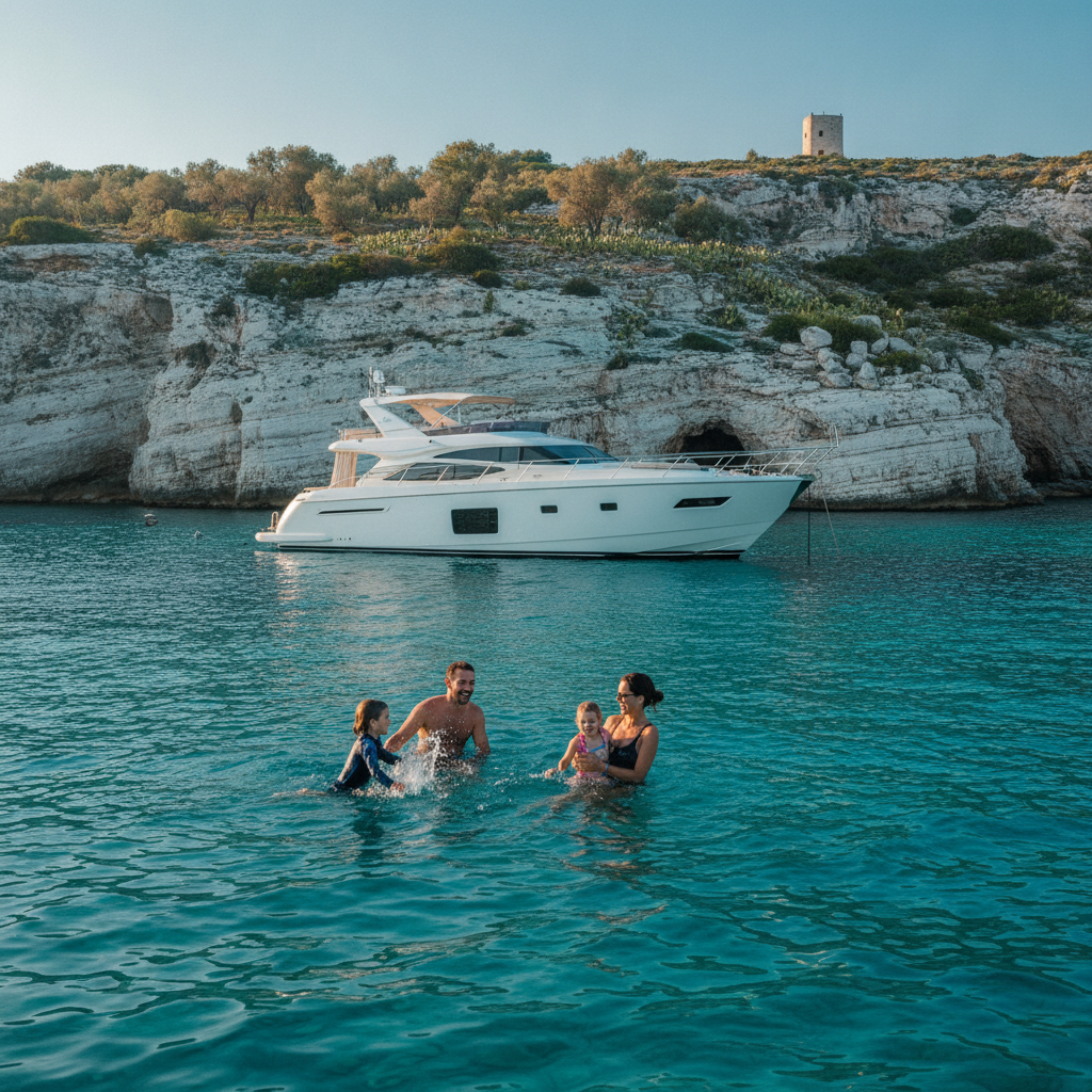 Family Yacht Day in Puglia: Tips for a Perfect Trip with Kids