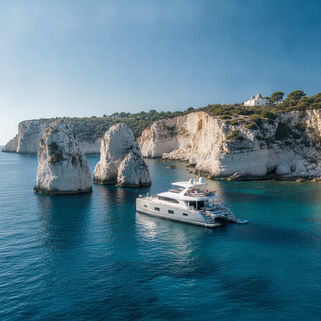 Private daily yacht charters in Puglia