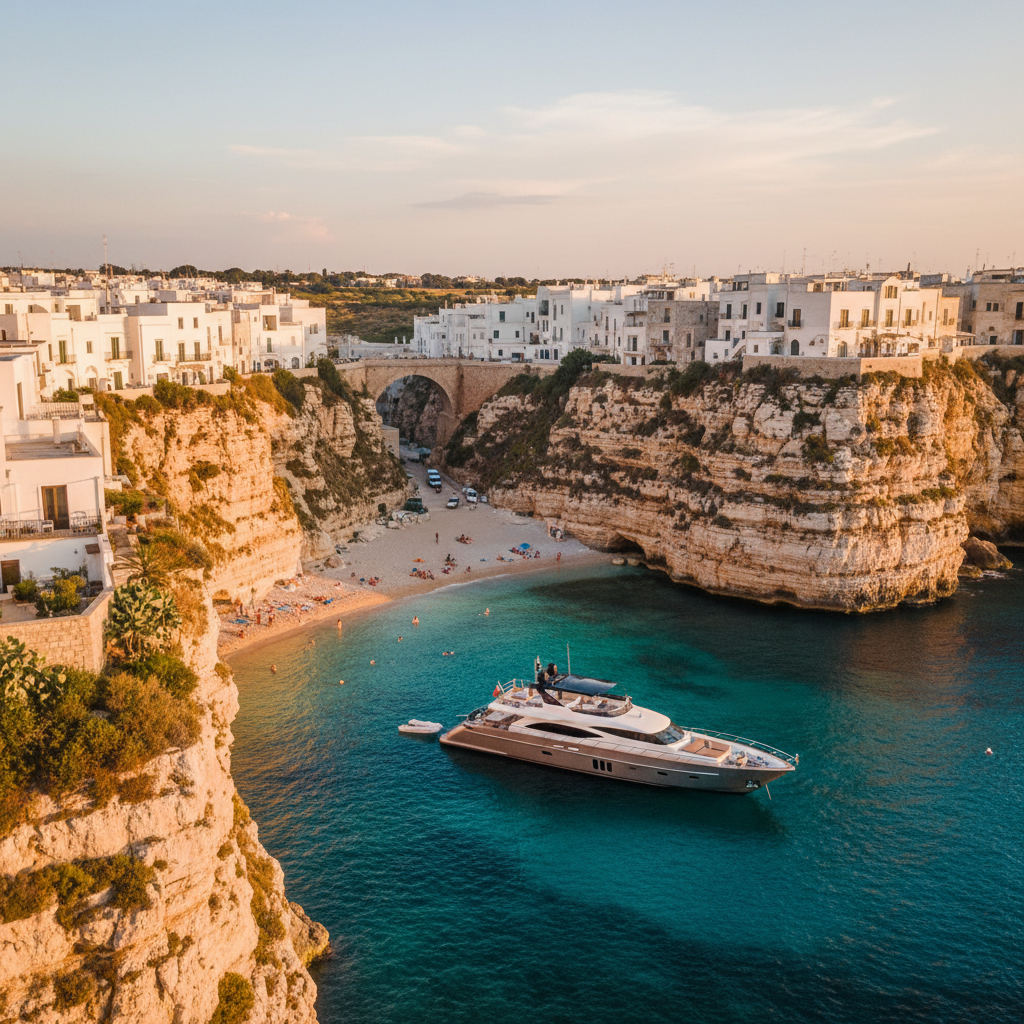 Polignano a Mare: Italy's Secret Coastal Gem & Yacht Paradise