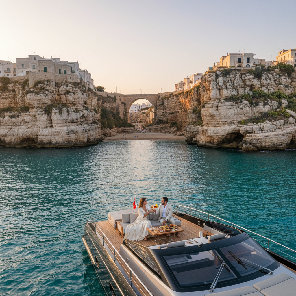 Polignano a Mare: Top Instagram Spots from Your Luxury Yacht
