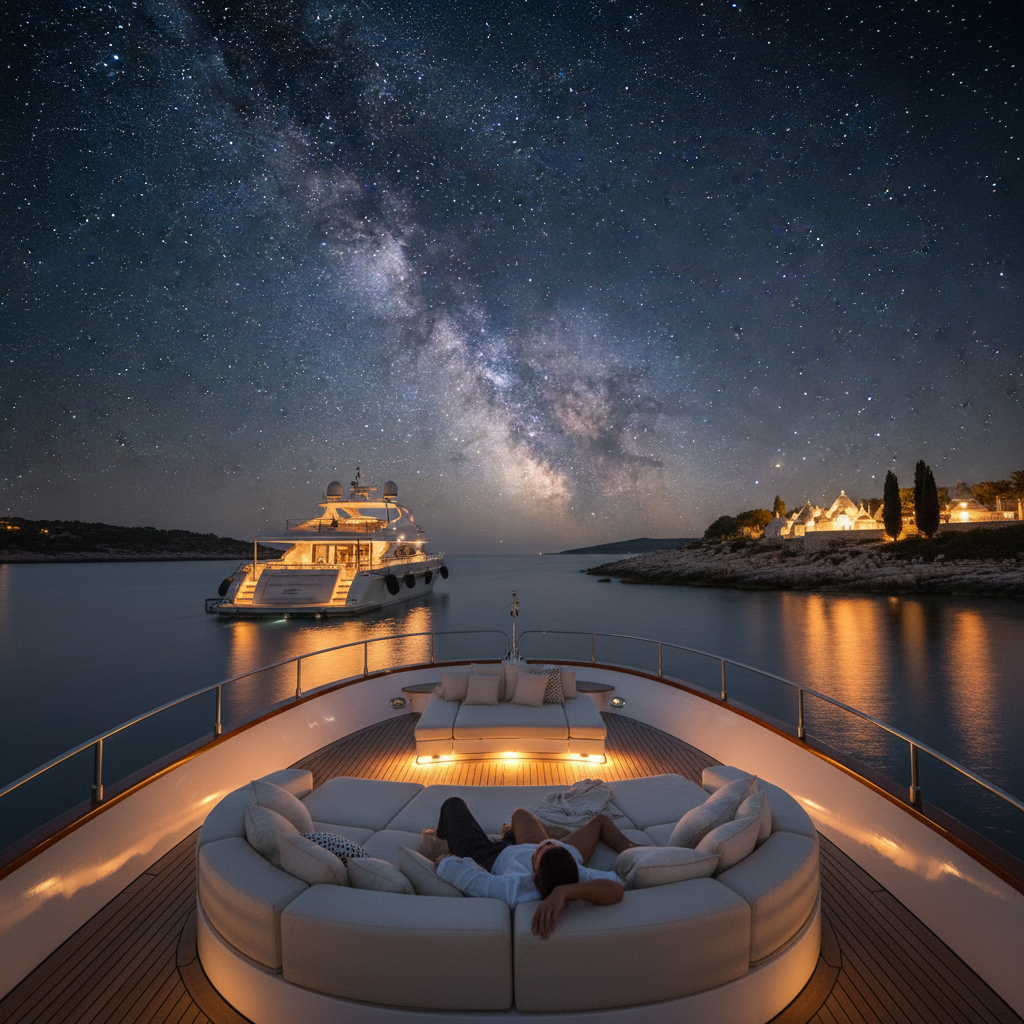 Puglia Night Cruises: Stargazing Luxury Yacht Experience