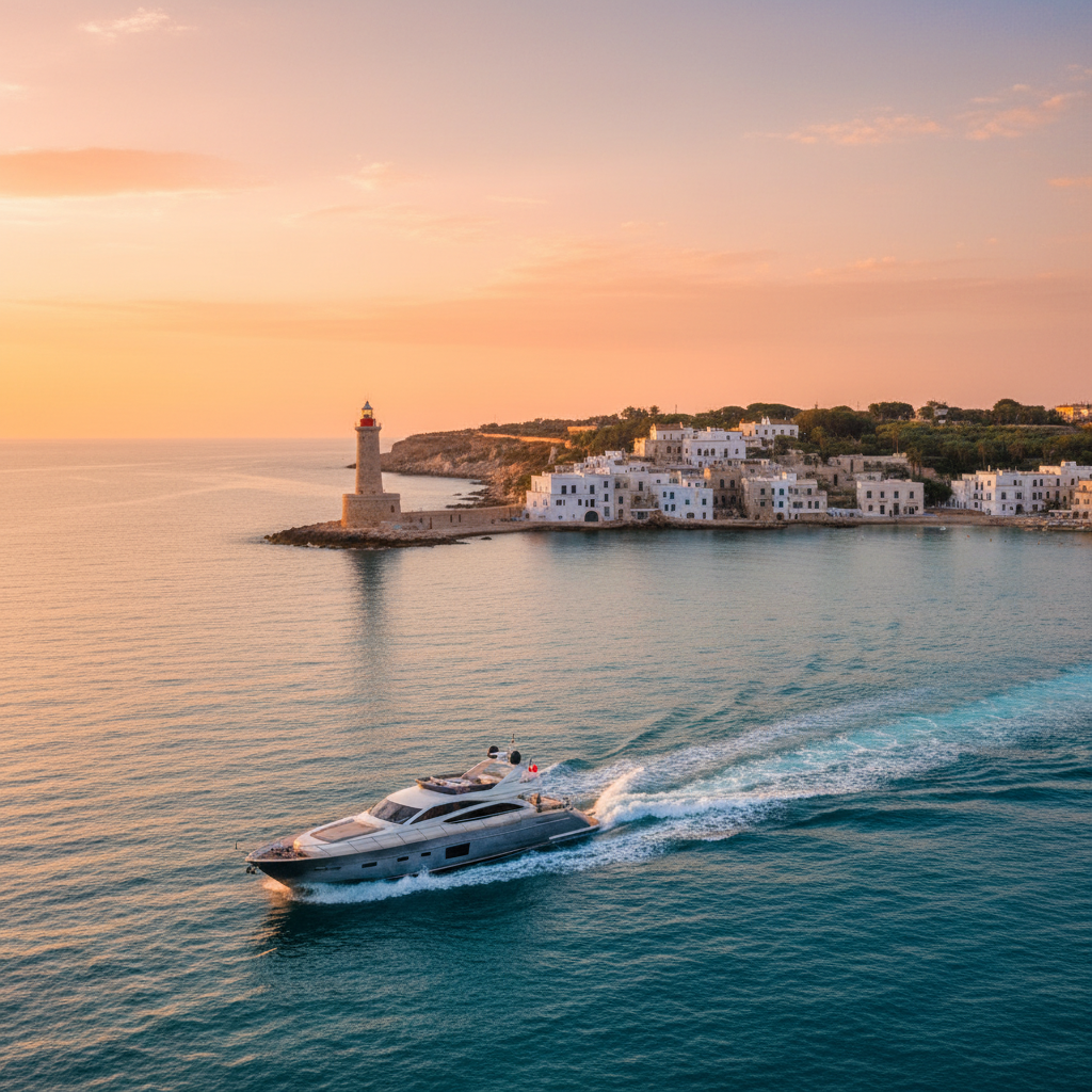 Puglia's Spa Coast: Savelletri & Torre Canne by Luxury Yacht