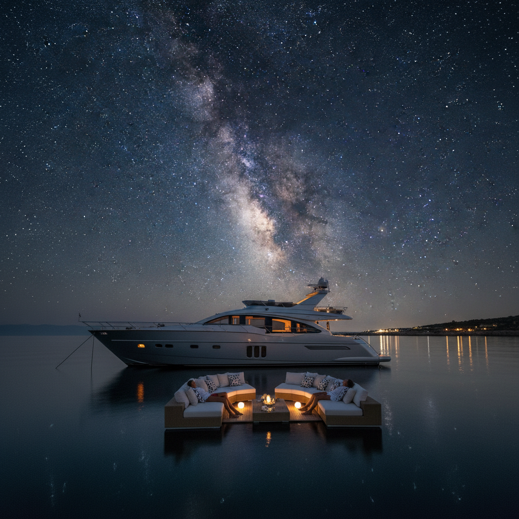 Stargazing from a Yacht: Puglia's Unpolluted Adriatic Skies