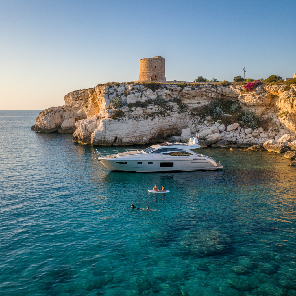 Discover Puglia's Wild South: Torre Cintola Yacht Charter